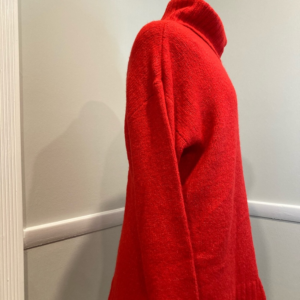 NWT Women’s Red Sweater, Classic Top, Plus Size, New, Turtleneck - Picture 4 of 9